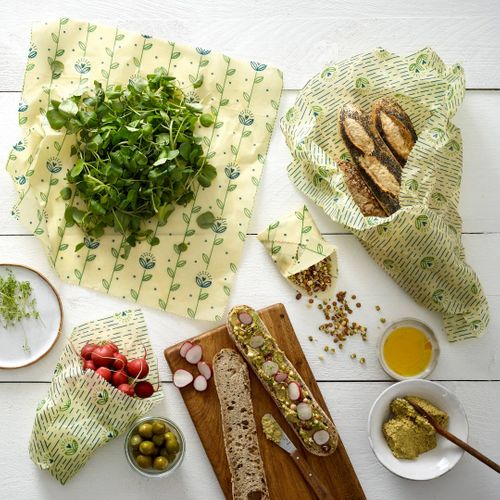 Harvest Print Vegan Wax Wraps