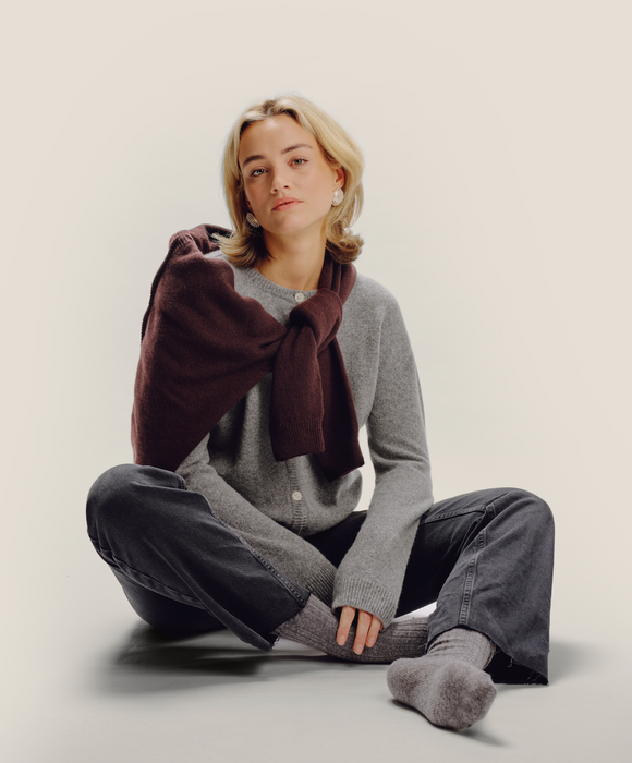 Poppy Cardigan - 100% Lambswool