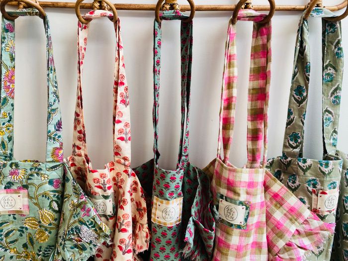 SMALL Izzy Cotton Fabric Bag