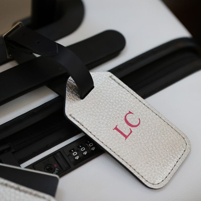 Personalised Leather Luggage Tag
