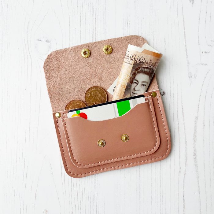 Personalised Leather Card Purse