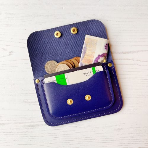 Personalised Leather Card Purse