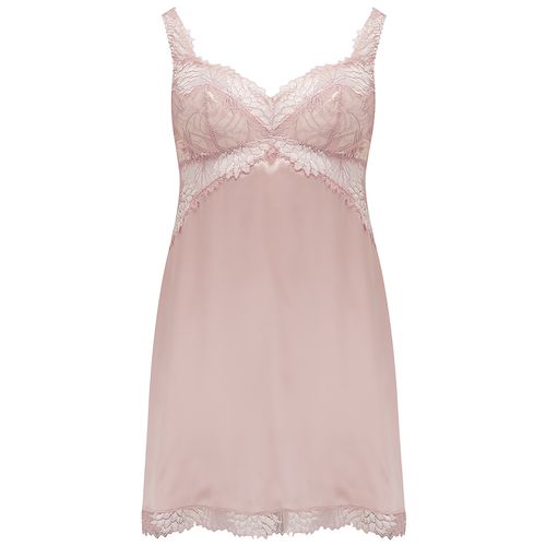 Paris Rose Silk Cup-Size Chemise