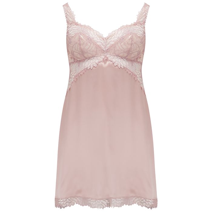 Paris Rose Silk Cup-Size Chemise