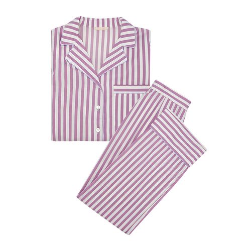 La Cirque Lilac Stripe Cotton Pyjama