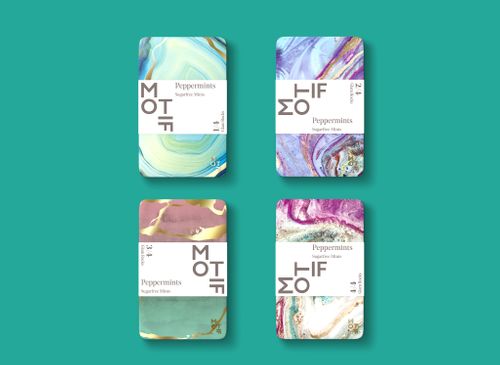 Individual Motif Mint Tin - Glam Rocks