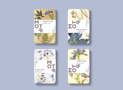 Individual Motif Mint Tin - Vintage Blooms