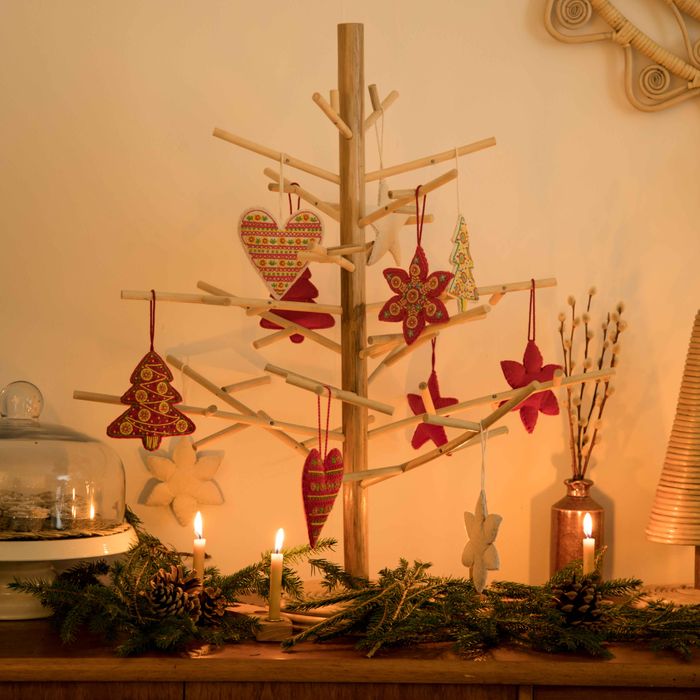 Rattan Christmas Trees