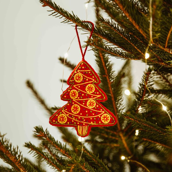 Felt Christmas Tree Ornaments