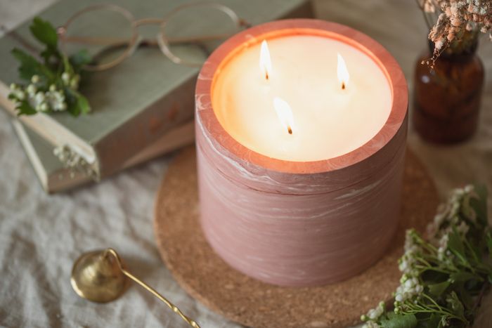 Jesmonite Candle Collection