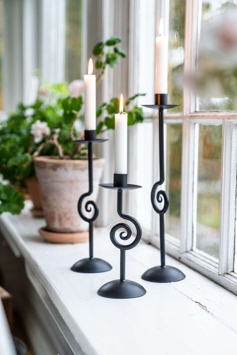 Wrought Iron candle sticks