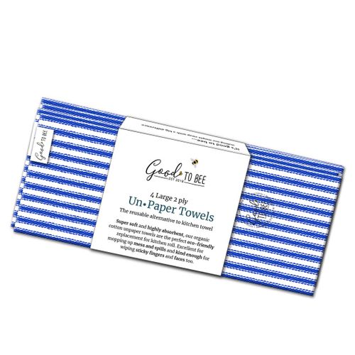 Organic Cotton Un.Paper Towels - 4 or 8 Pack