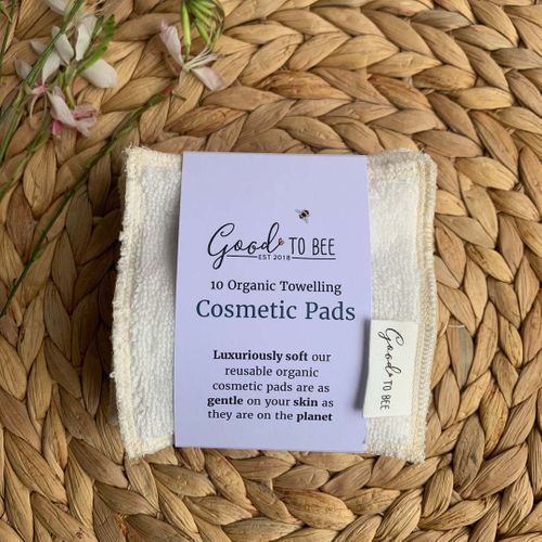 Organic Cotton Cosmetic Pads - 10 Pack
