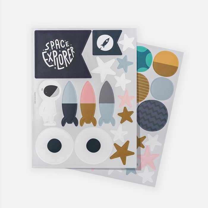Space Wall Stickers - Removable and Restickable | Pea