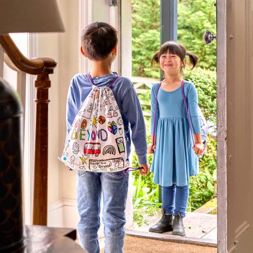 Colour-in Backpack - 'Pack Up Your Troubles' (Charity Edition)