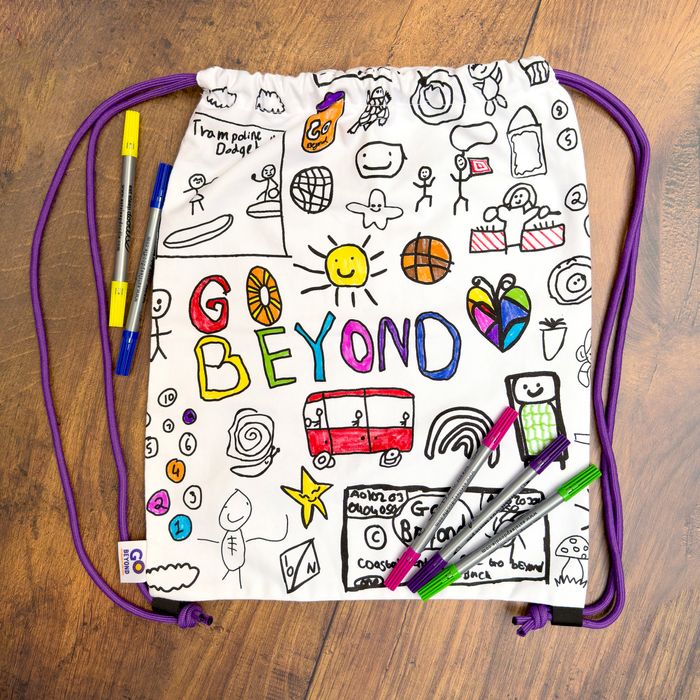 Colour-in Backpack - 'Pack Up Your Troubles' (Charity Edition)
