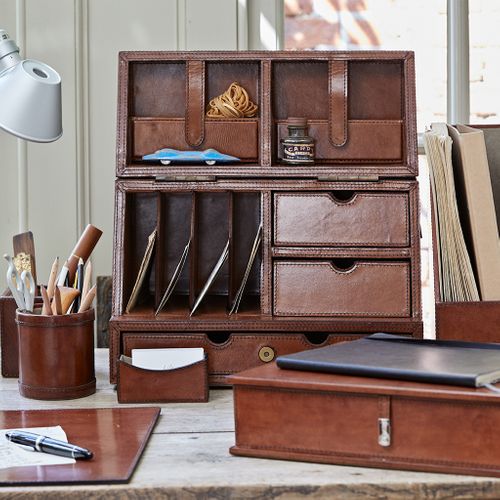 Leather Desk Set