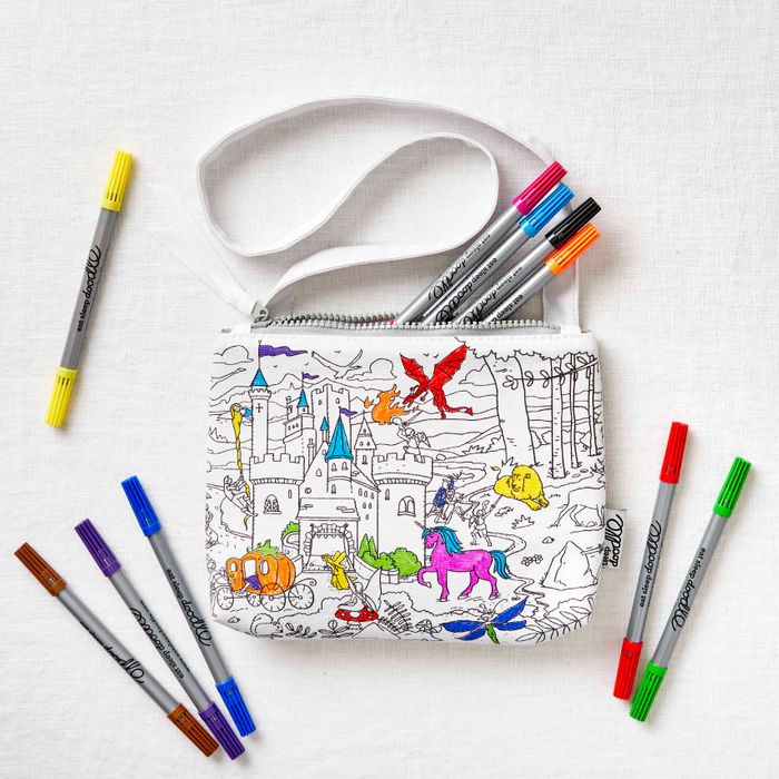 Colour-in Crossbody Bag - Fairytales & Legends
