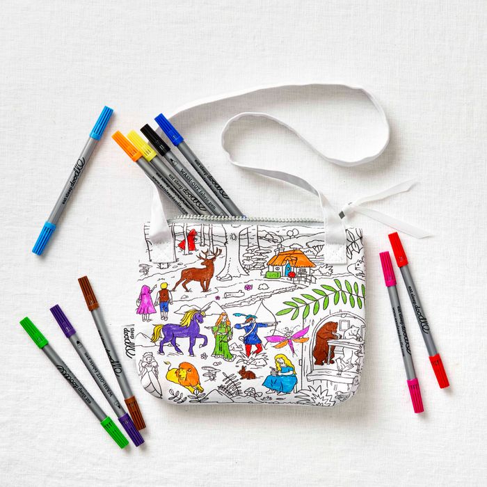 Colour-in Crossbody Bag - Fairytales & Legends