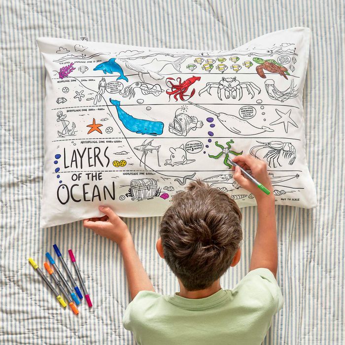 Colour-in Pillowcase - Under the Sea