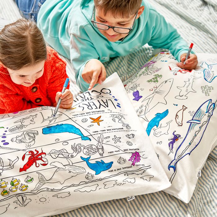Colour-in Pillowcase - Under the Sea