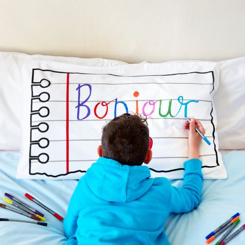 Colour-in Pillowcase - Doodle Notebook