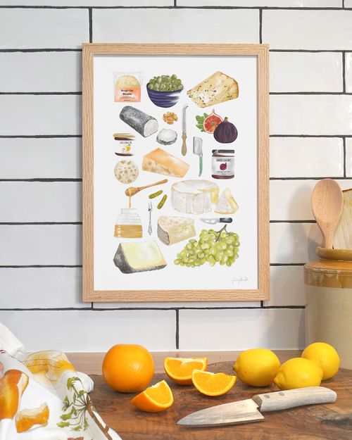 Cheese Board Print