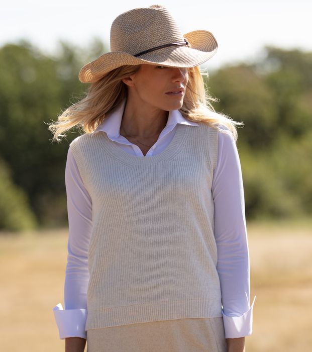 Delora Organic Cotton Sweater Vest