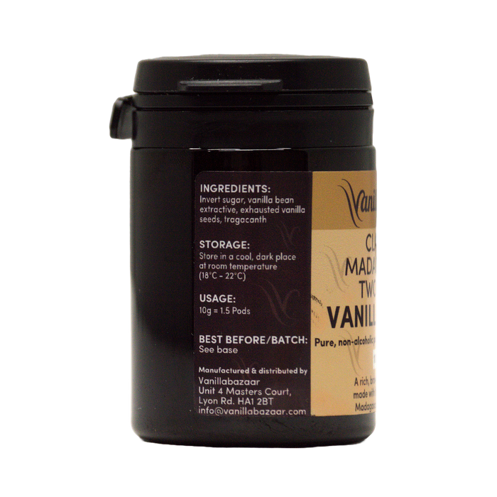 Classic Madagascan Vanilla Extract Double Strength with Seeds
