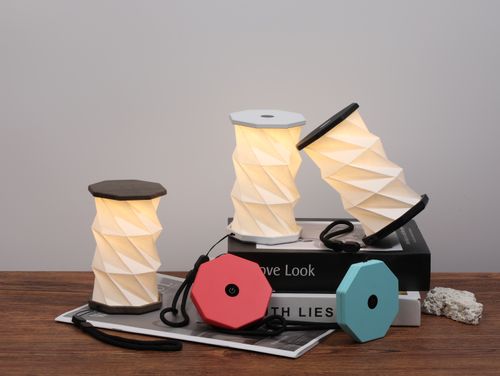 Mini Hexagon Twist Lamp