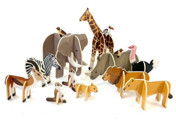 Savannah Animals Playset