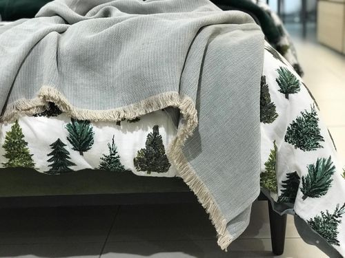 Herringbone Linen Throws