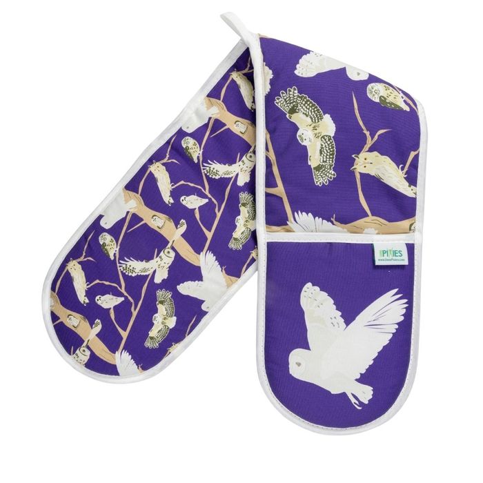 Owls of Britain Double Oven Gloves