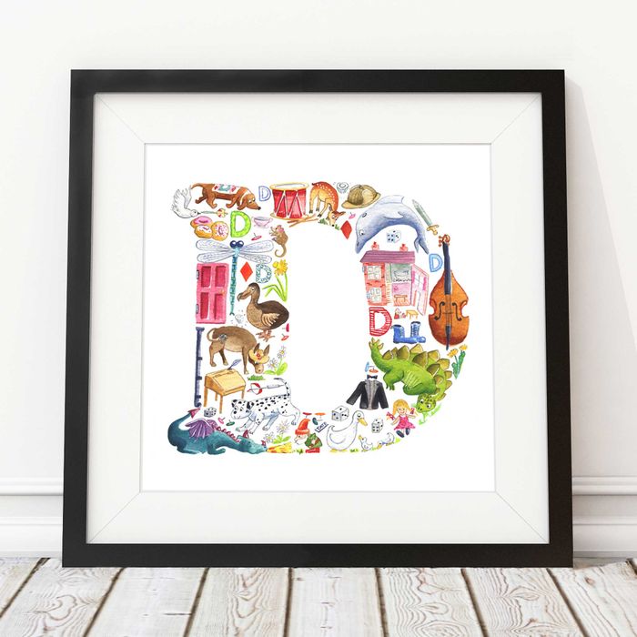 Alphabet art prints