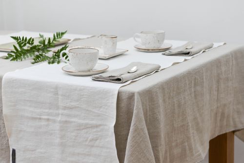 Washed Linen Classic Table Linens