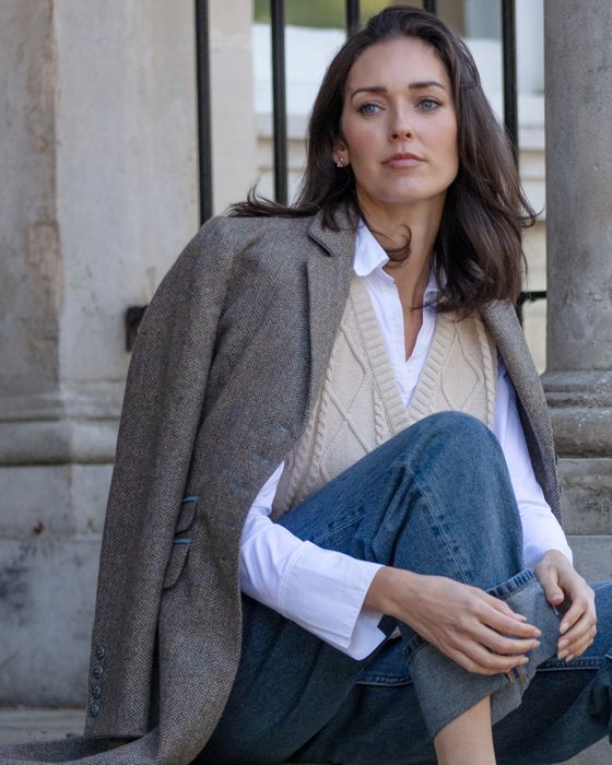 Ysella Cable Knitted Vest