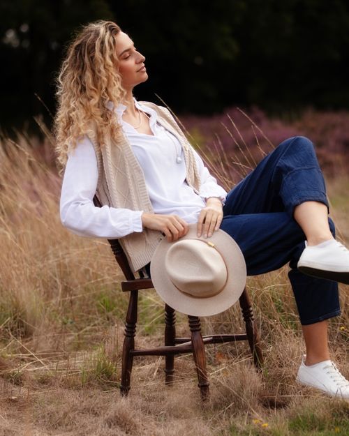 Ysella Cable Knitted Vest