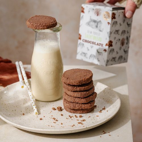 Chocolate flavoured New Forest Shortbread
