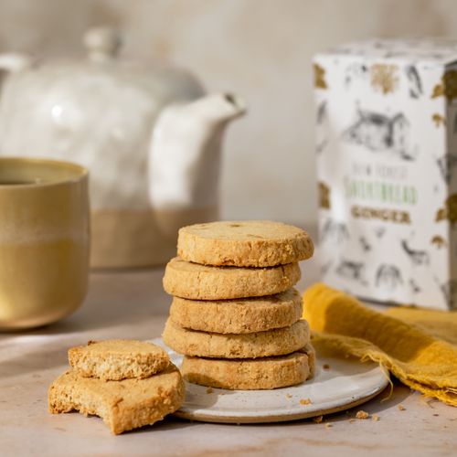 Ginger flavoured New Forest Shortbread
