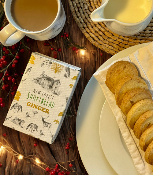 Ginger flavoured New Forest Shortbread