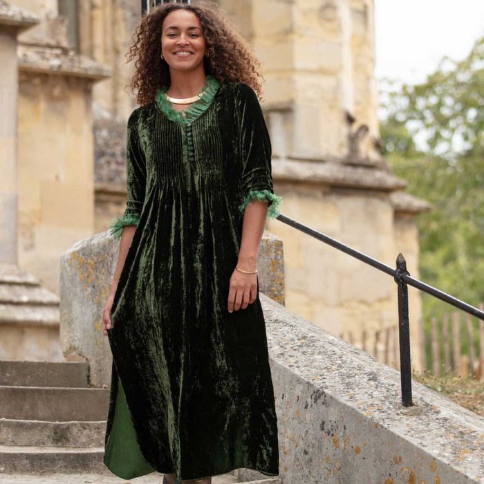 Silk Velvet Annabel Maxi Dresses