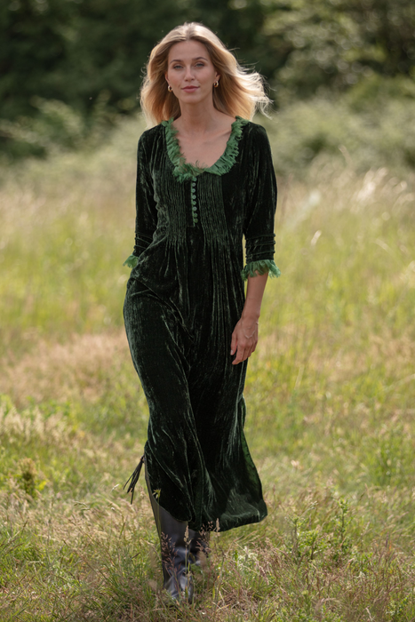 Silk Velvet Annabel Maxi Dresses