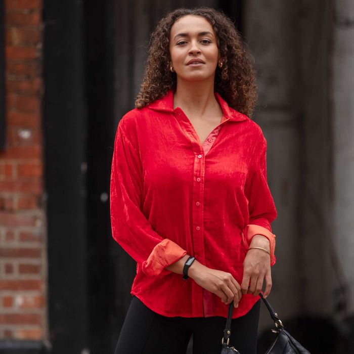 Silk Velvet Karen Shirts