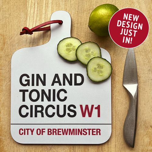Gin & Tonic Mini Chopping Board