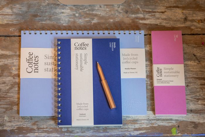 Coffeenotes sustainable stationery