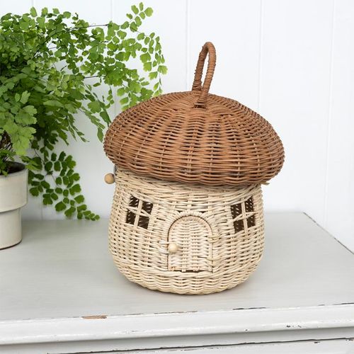 Rattan mushroom house