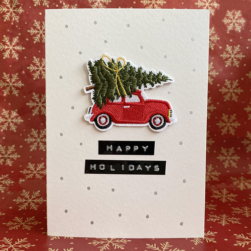 Happy Holidays Handmade Card