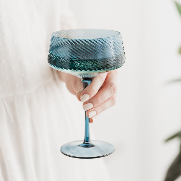 Twist Champagne Coupes - Set of 2