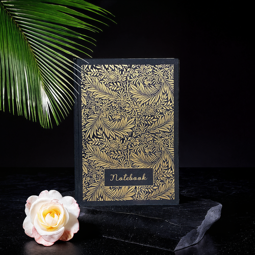 Black Larkspur journal A5 Lined