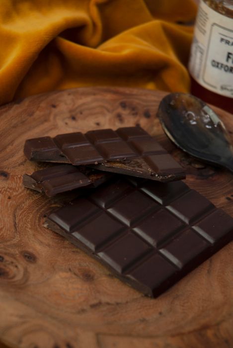 Orange Whisky Marmalade Dark Chocolate Bar - 64.5% Peruvian